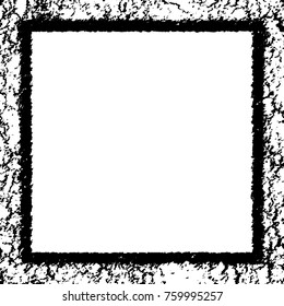Frame vector black and white grunge