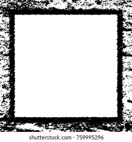 Frame vector black and white grunge