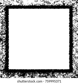 Frame vector black and white grunge