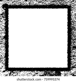 Frame vector black and white grunge