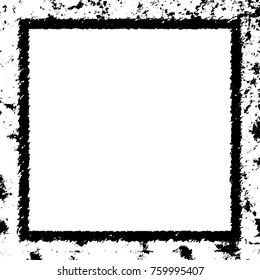 Frame vector black and white grunge