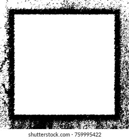 Frame vector black and white grunge