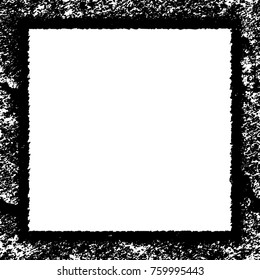 Frame vector black and white grunge
