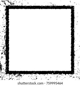 Frame vector black and white grunge