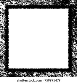 Frame vector black and white grunge