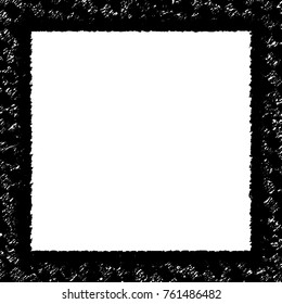 Frame vector black and white grunge