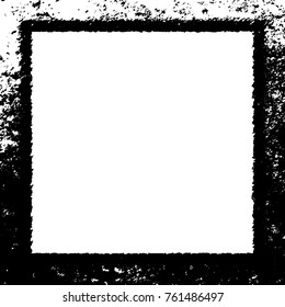Frame vector black and white grunge