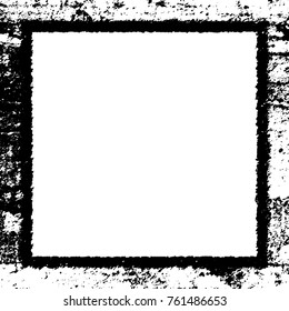 Frame vector black and white grunge