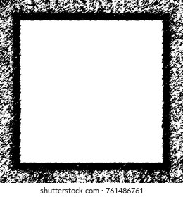 Frame vector black and white grunge
