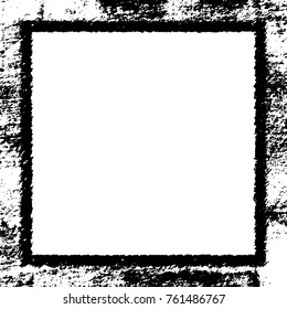 Frame vector black and white grunge
