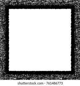 Frame vector black and white grunge