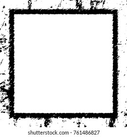Frame vector black and white grunge