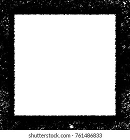 Frame vector black and white grunge