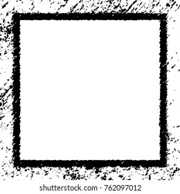 Frame vector black and white grunge