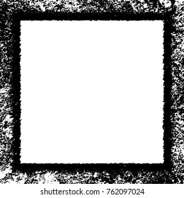 Frame vector black and white grunge