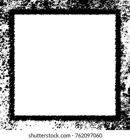 Frame vector black and white grunge