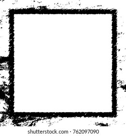 Frame vector black and white grunge