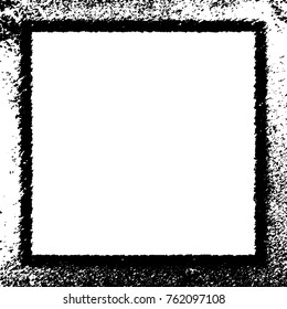 Frame vector black and white grunge