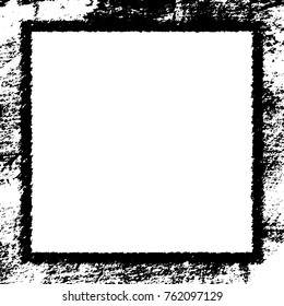 Frame vector black and white grunge