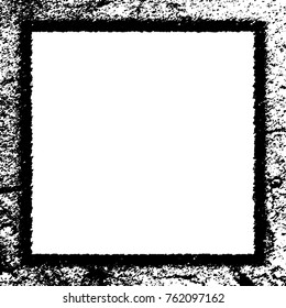 Frame vector black and white grunge