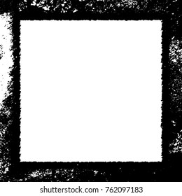Frame vector black and white grunge