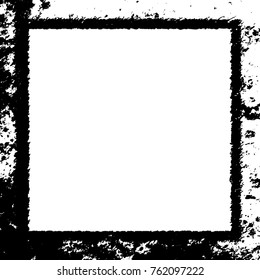 Frame vector black and white grunge