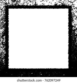 Frame vector black and white grunge