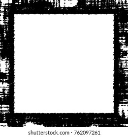 Frame vector black and white grunge