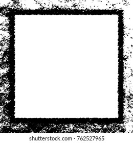 Frame Vector Black White Grunge Stock Vector (Royalty Free) 762527965 ...