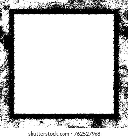 Frame vector black and white grunge