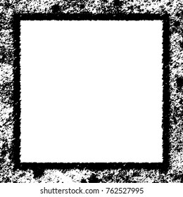 Frame vector black and white grunge