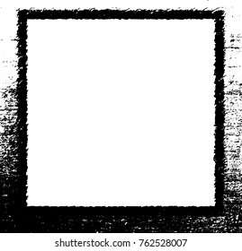 Frame vector black and white grunge