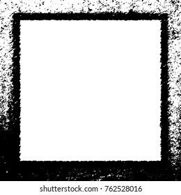 Frame vector black and white grunge