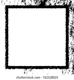 Frame vector black and white grunge