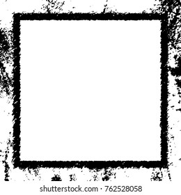 Frame vector black and white grunge