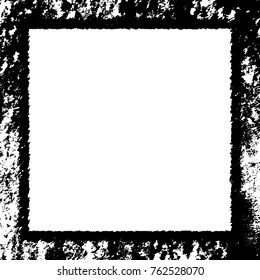Frame vector black and white grunge