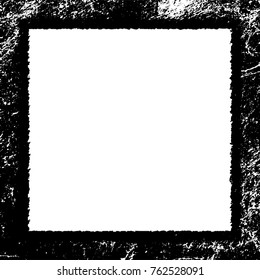 Frame vector black and white grunge