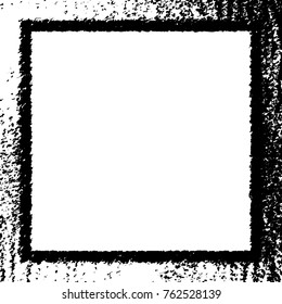 Frame vector black and white grunge