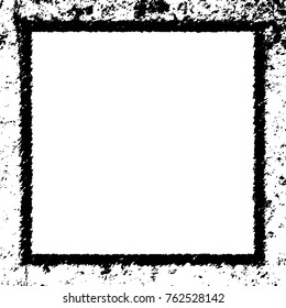 Frame vector black and white grunge