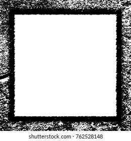 Frame vector black and white grunge