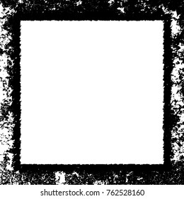 Frame vector black and white grunge