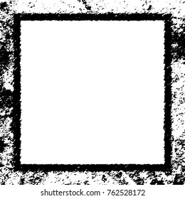 Frame vector black and white grunge