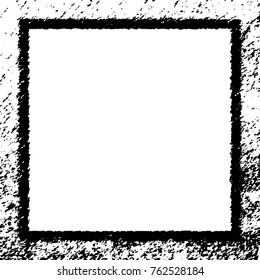 Frame vector black and white grunge