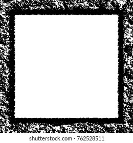 Frame vector black and white grunge