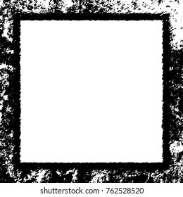 Frame vector black and white grunge