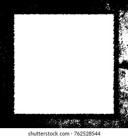 Frame vector black and white grunge