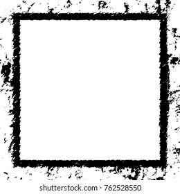 Frame vector black and white grunge