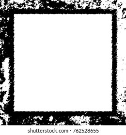 Frame vector black and white grunge