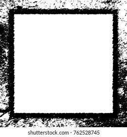 Frame vector black and white grunge