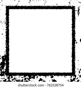 Frame vector black and white grunge